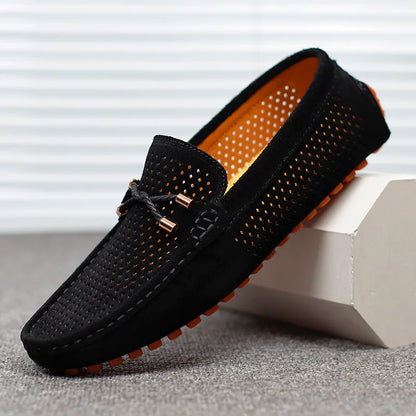 Perforierte Slip On Loafer mit eleganter Silhouette für Herren | Alessio