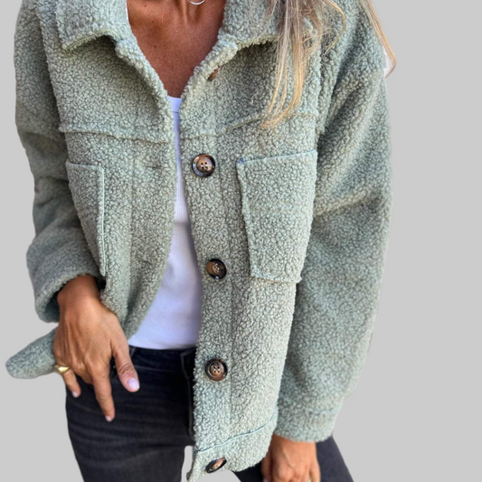 Kurze Jacke mit Reverskragen für Damen | Dion