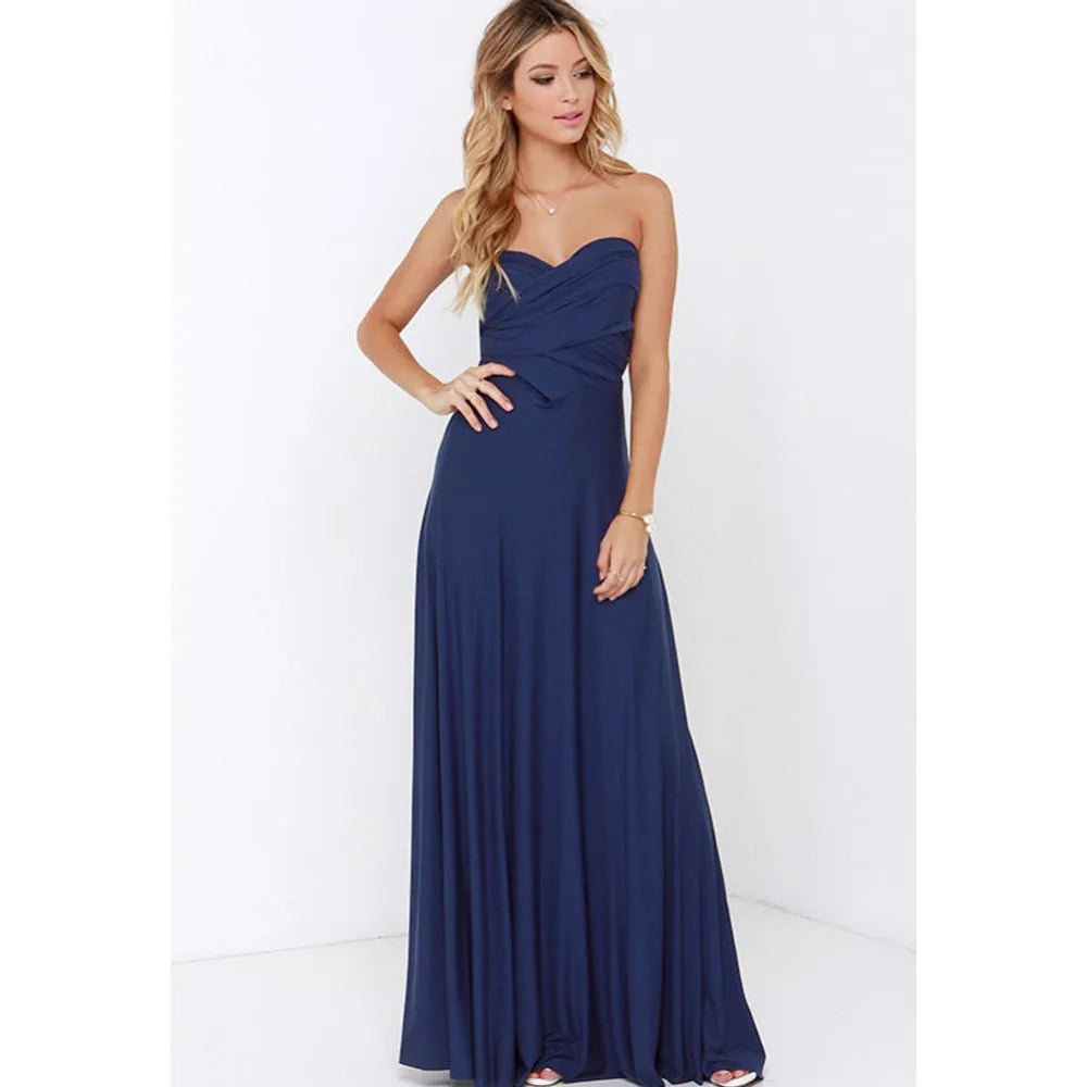 Modernes Feines Abendkleid mit tiefem Ausschnitt für Damen | Meg -3