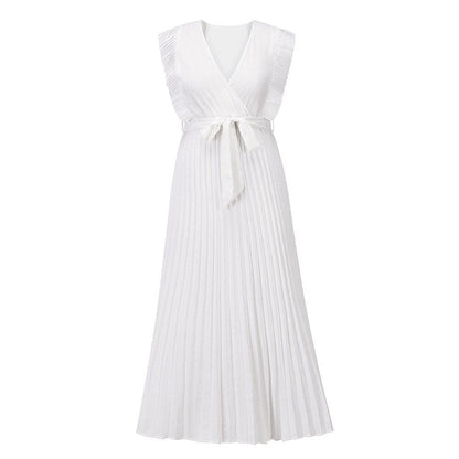 Stilvolles Premium Hochzeitsgastkleid mit V-Ausschnitt für Damen | Soraya -3
