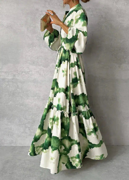 Modernes Raffiniertes Sommerkleid mit Print für Damen | Kathleen -2