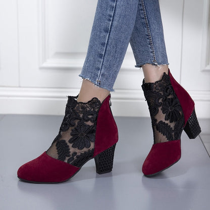 Moderne Hochwertige Absatzschuhe mit Blumenmuster für Damen | Sofisticados -10