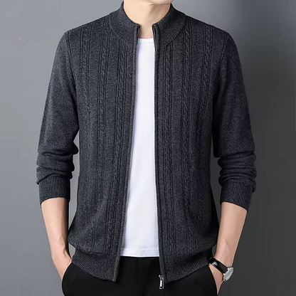 Elegante Strickjacke Reissverschluss für Frauen | Elion -3