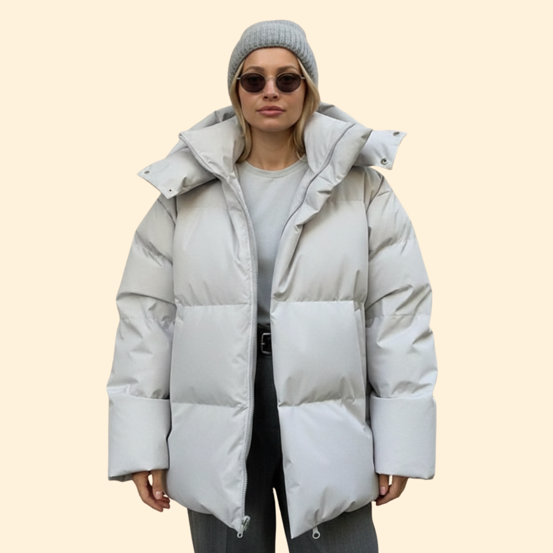 Gesteppte Damenjacke Stehkragen für Männer | Alveria -8