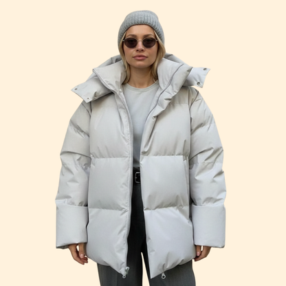 Gesteppte Damenjacke Stehkragen für Männer | Alveria -8