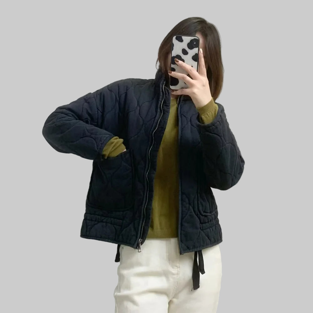 Gesteppte Steppjacke Stehkragen für Männer | Alvara -1