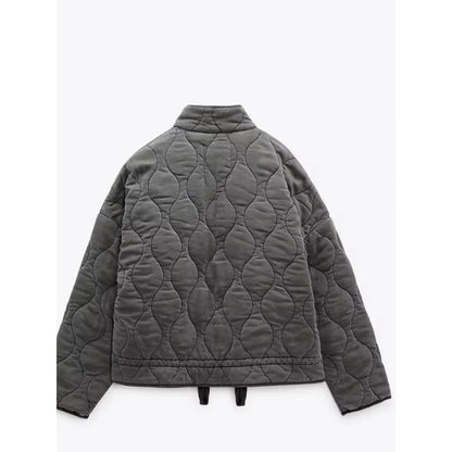 Gesteppte Steppjacke Stehkragen für Männer | Alvara -3