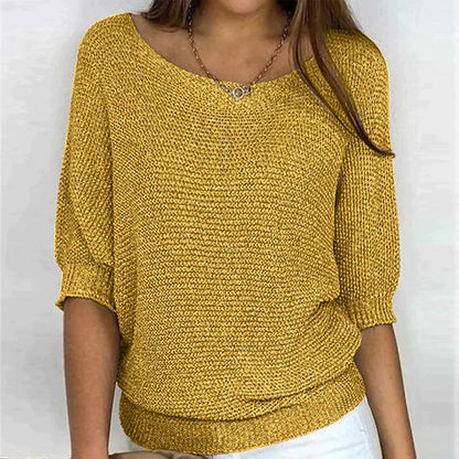 Elegant everyday knit top for women | Serene -7