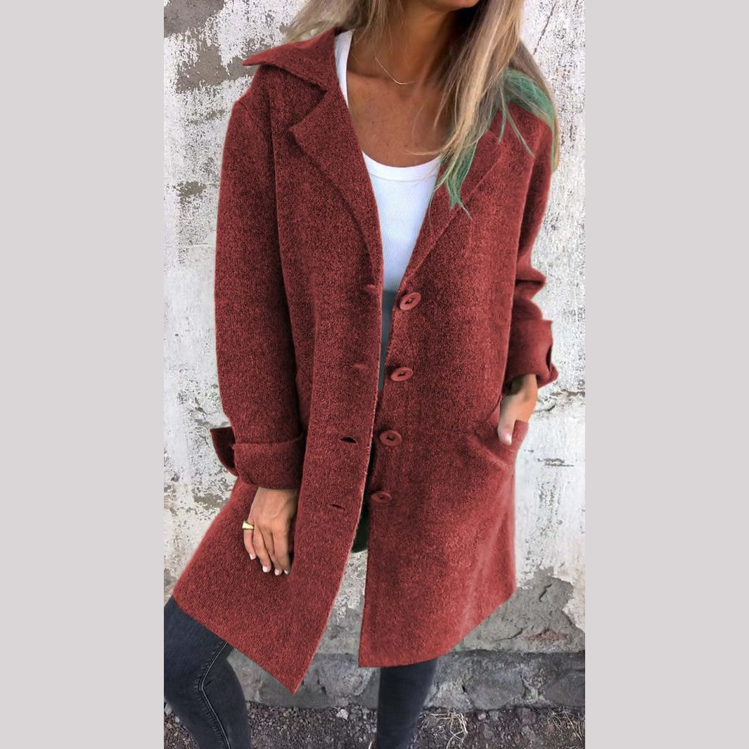 Langer Eleganter Damenmantel Alltag Stil für Männer | Baylea -10