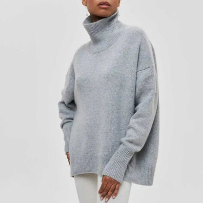 Oversize Rollkragenpullover mit Langarm für Damen | Liora