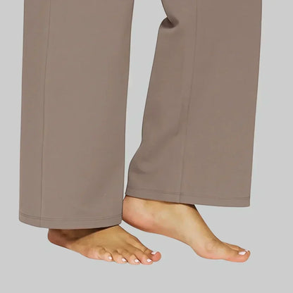 Stilvolle Raffinierte Hose mit Strick für Damen | Calista -5