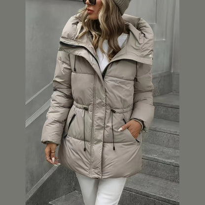 Oversized Winterparka Kapuze für Männer | Elvara -10