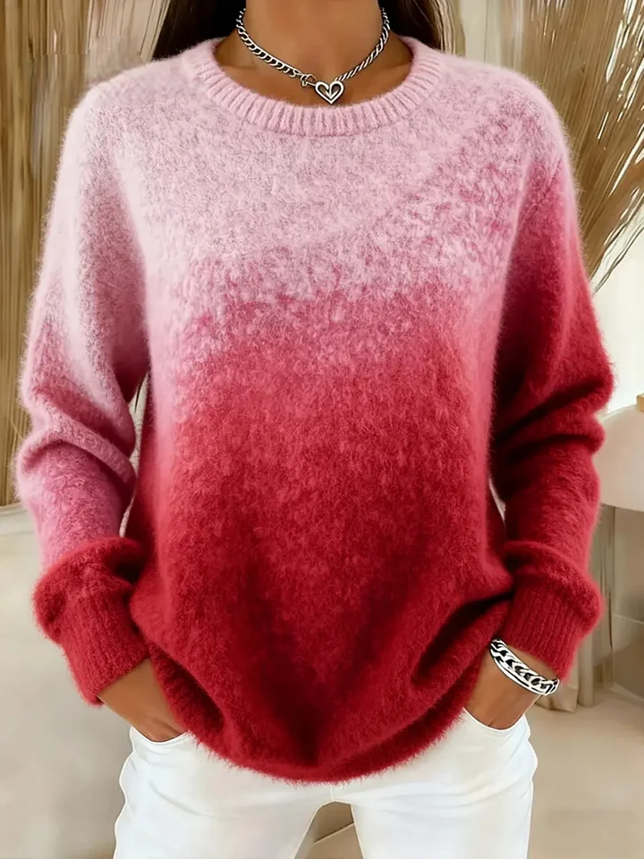 Farbverlauf Pullover für Frauen | Cassie -3