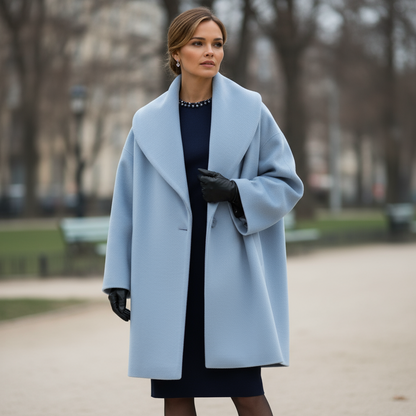 Eleganter Mantel mit Revers für Damen | Amara