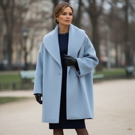 Eleganter Mantel mit Revers für Damen | Amara