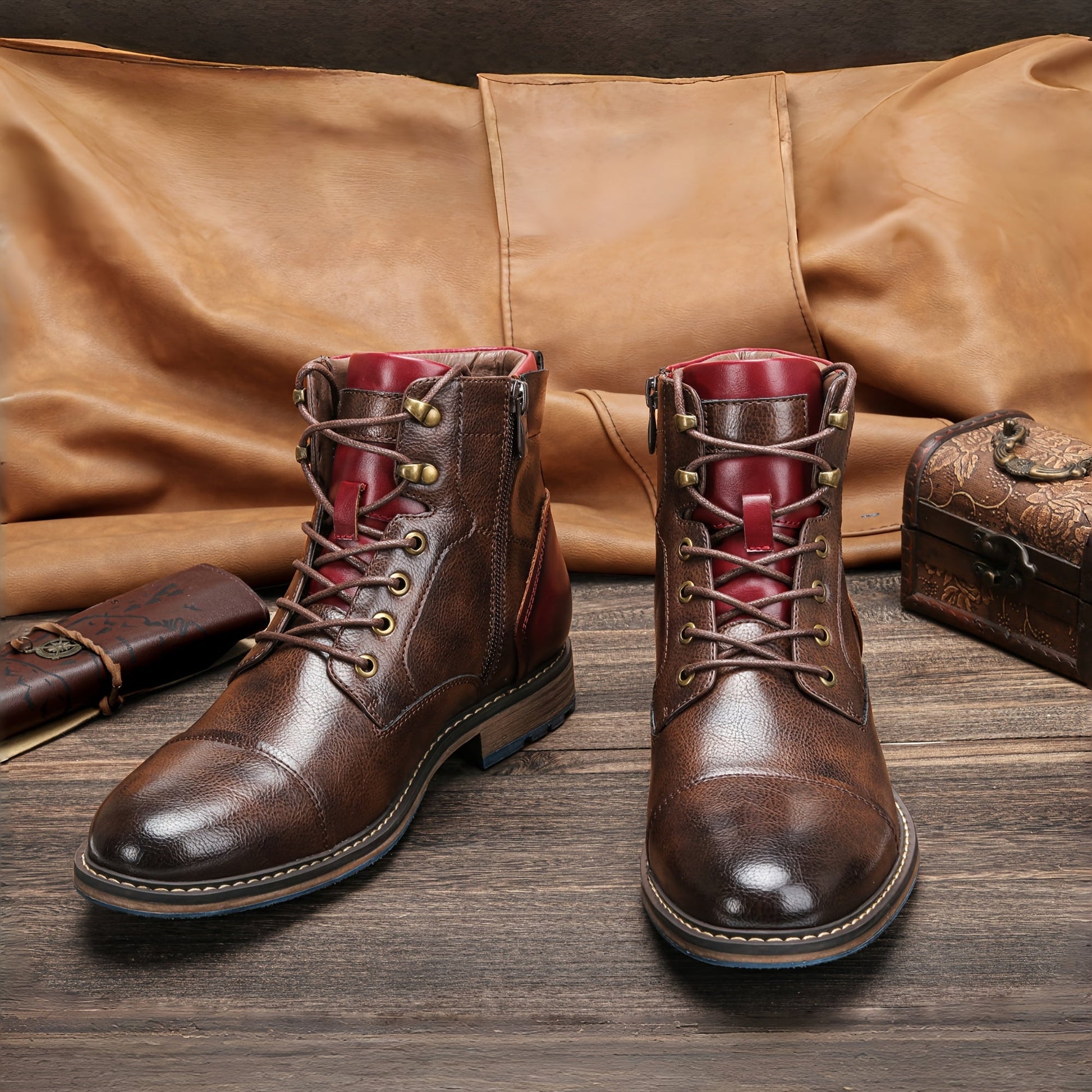 Heritage Brogue Stiefel für Frauen | Maxwell -2