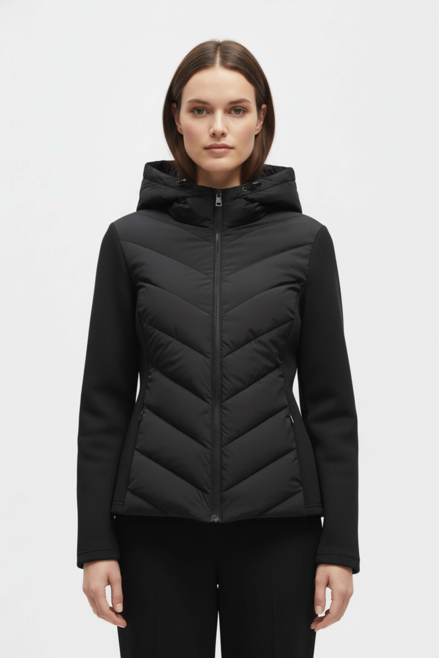 Kapuzensweater Pufferjacke für Frauen | Caurelle -1