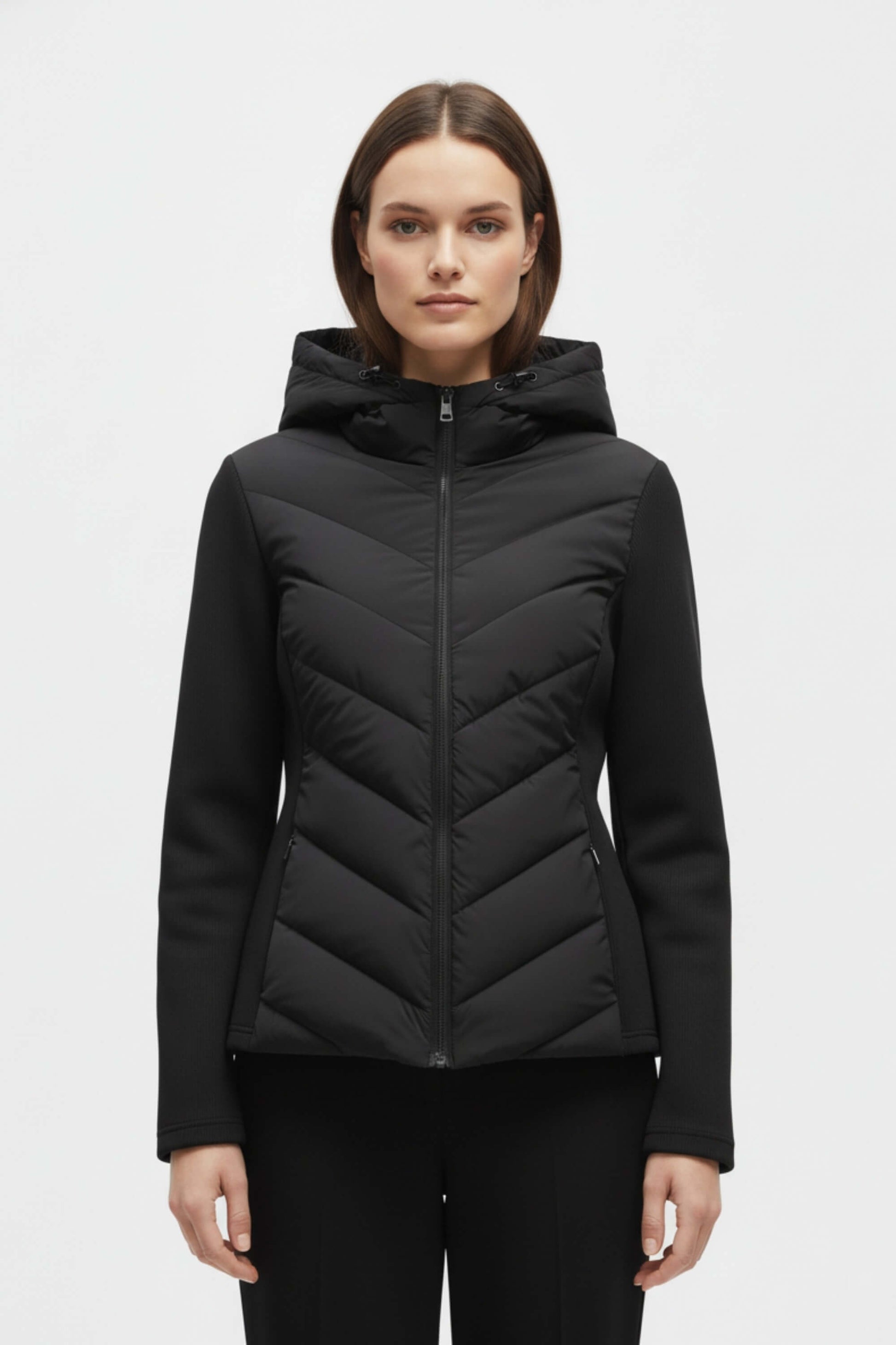 Kapuzensweater Pufferjacke für Frauen | Caurelle -1