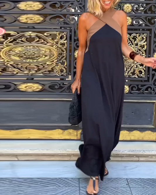 Cross Neck Eleganz Kleid für Damen | Millen