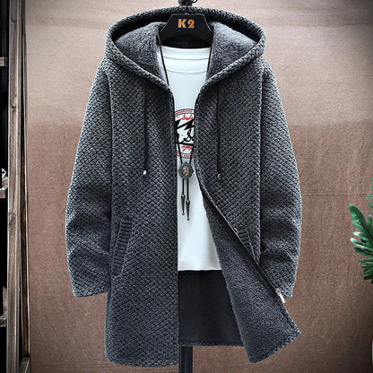 Elegante Kapuzenjacke mit Reissverschluss für Herren | Gerald