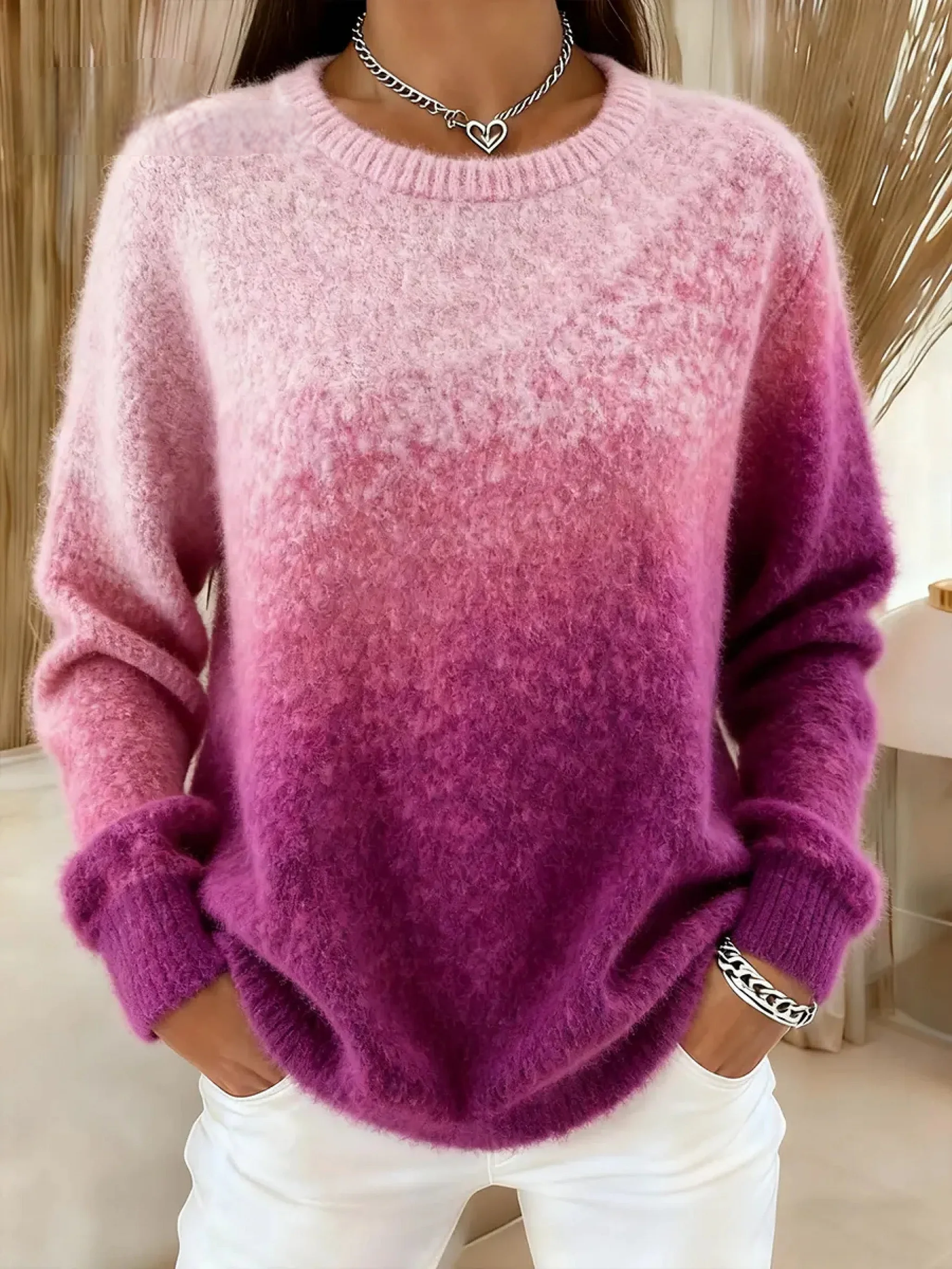 Farbverlauf Pullover für Frauen | Cassie -1