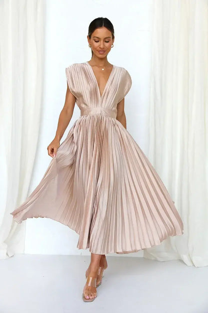 Modernes Premium Abendkleid mit tiefem Ausschnitt für Damen | Wendy -6