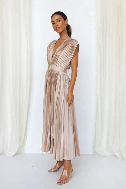 Modernes Premium Abendkleid mit tiefem Ausschnitt für Damen | Wendy -7