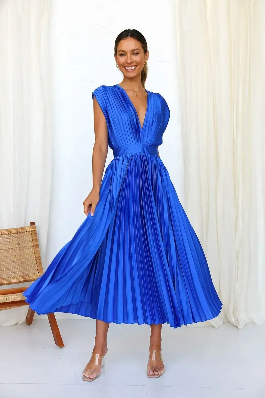 Modernes Premium Abendkleid mit tiefem Ausschnitt für Damen | Wendy -14