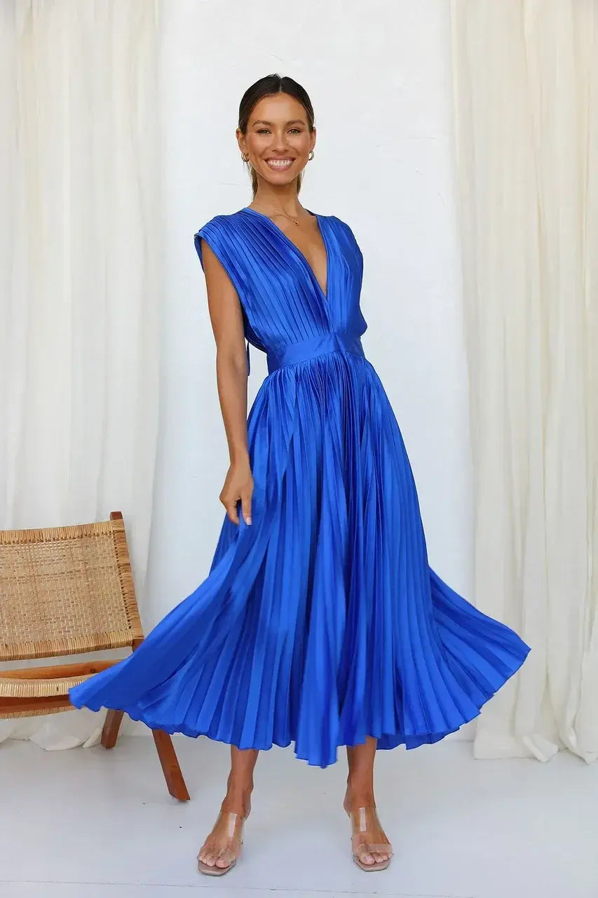 Modernes Premium Abendkleid mit tiefem Ausschnitt für Damen | Wendy -15