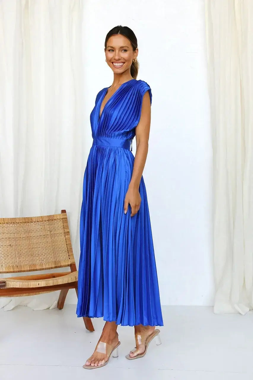 Modernes Premium Abendkleid mit tiefem Ausschnitt für Damen | Wendy -16