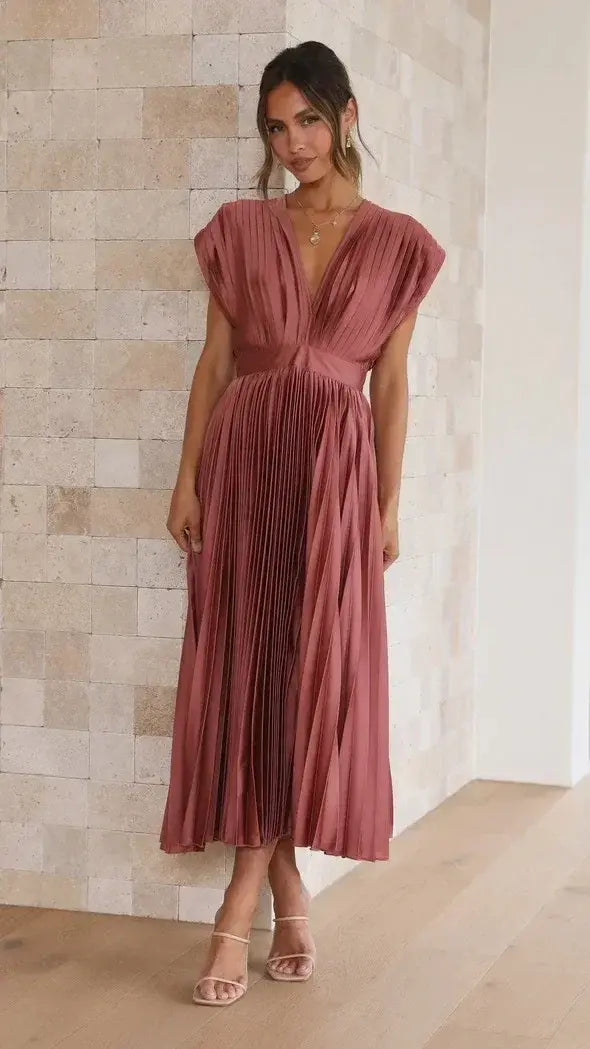 Modernes Premium Abendkleid mit tiefem Ausschnitt für Damen | Wendy -19