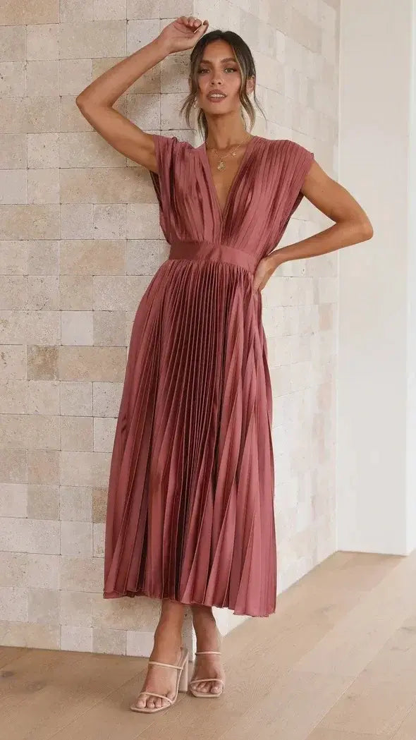 Modernes Premium Abendkleid mit tiefem Ausschnitt für Damen | Wendy -20