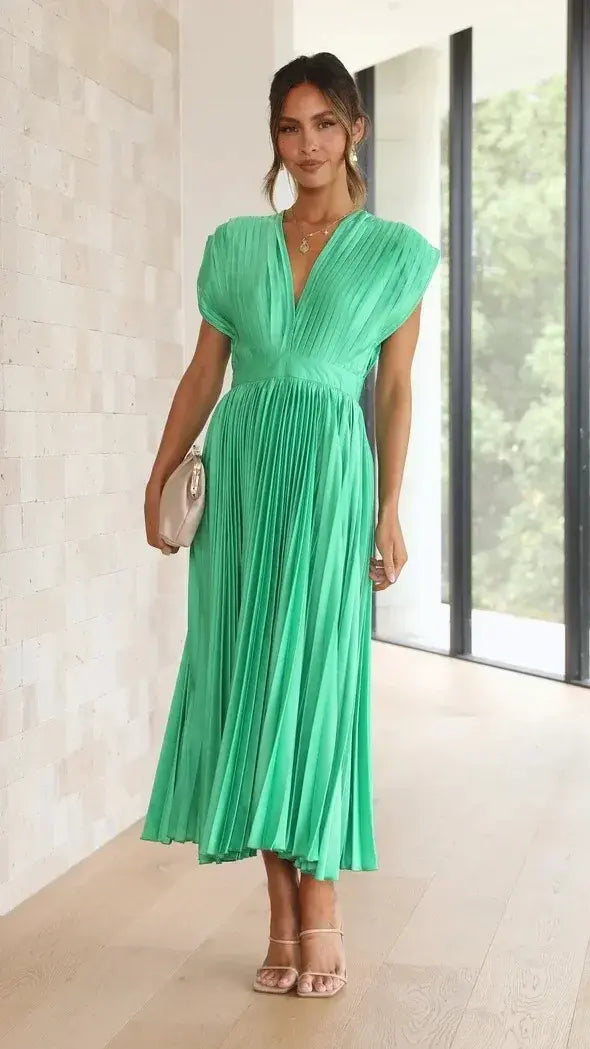 Modernes Premium Abendkleid mit tiefem Ausschnitt für Damen | Wendy -21