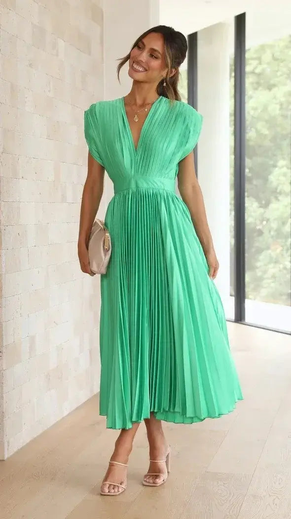 Modernes Premium Abendkleid mit tiefem Ausschnitt für Damen | Wendy -22