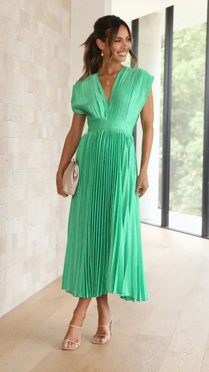 Modernes Premium Abendkleid mit tiefem Ausschnitt für Damen | Wendy -23