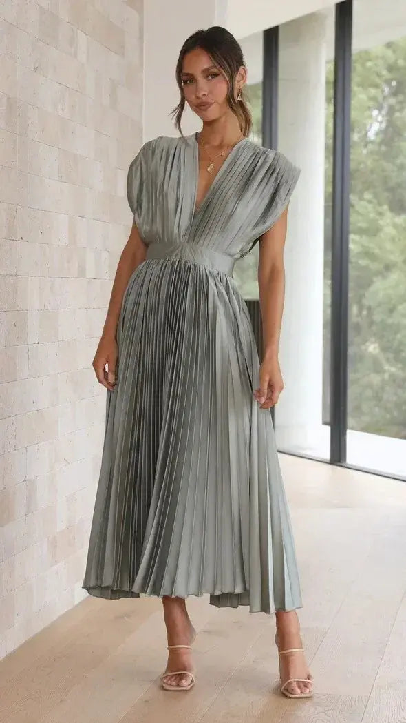 Modernes Premium Abendkleid mit tiefem Ausschnitt für Damen | Wendy -27