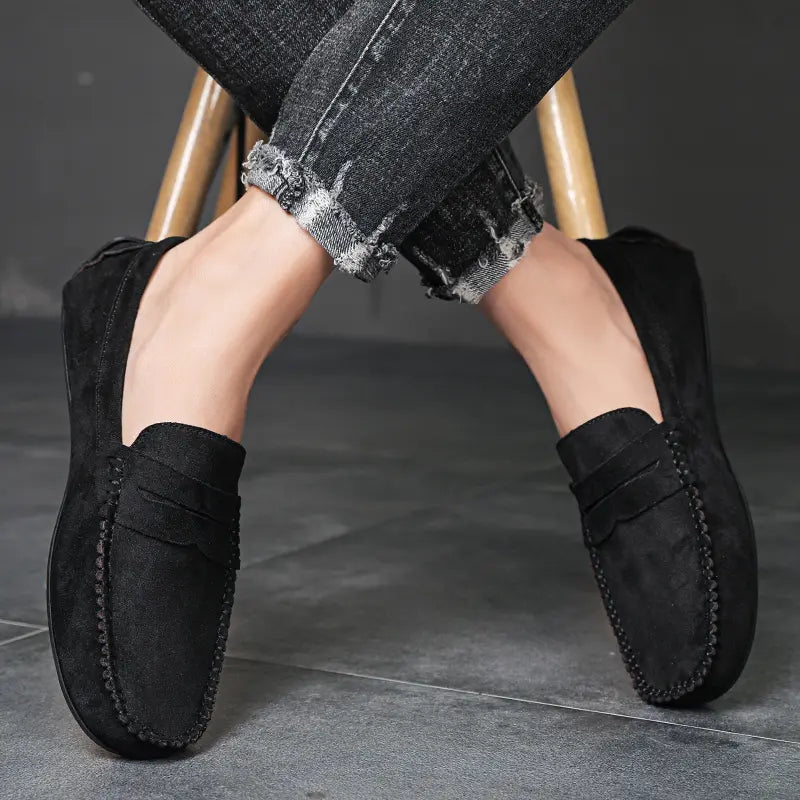 Eleganter Raffinierter Loafer mit flexibler Sohle für Herren | Oren -9