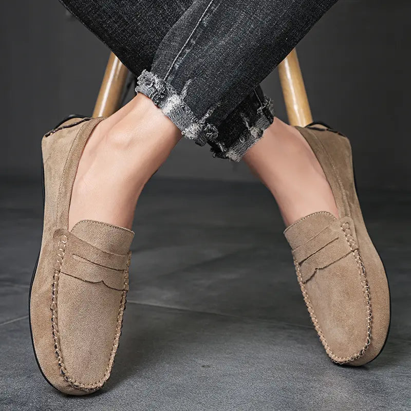 Eleganter Raffinierter Loafer mit flexibler Sohle für Herren | Oren -1