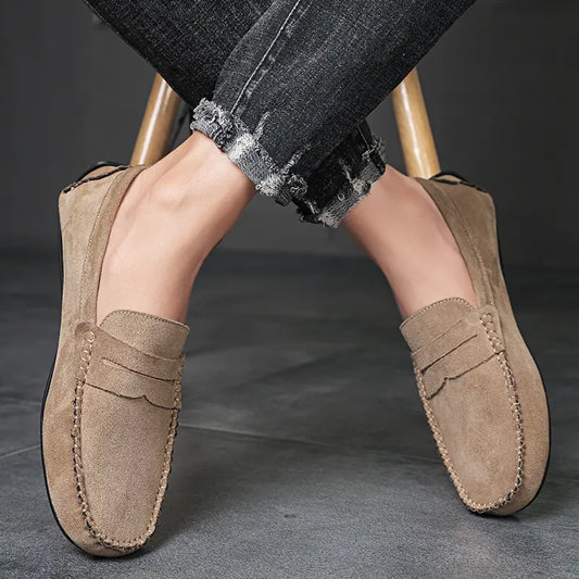 Eleganter Raffinierter Loafer mit flexibler Sohle für Herren | Oren -1