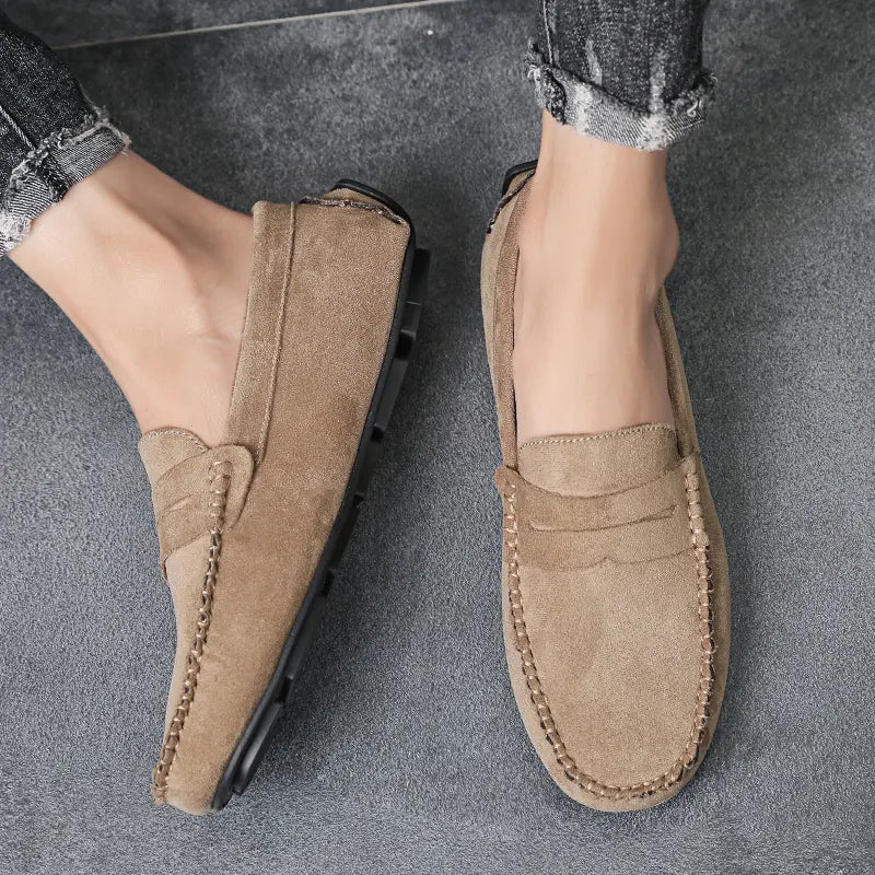 Eleganter Raffinierter Loafer mit flexibler Sohle für Herren | Oren -4