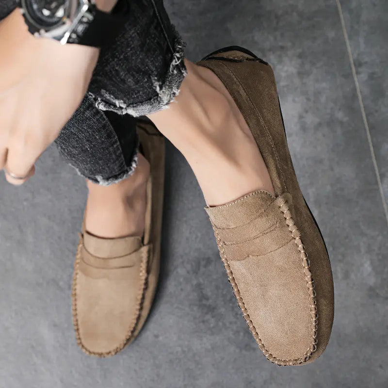 Eleganter Raffinierter Loafer mit flexibler Sohle für Herren | Oren -6