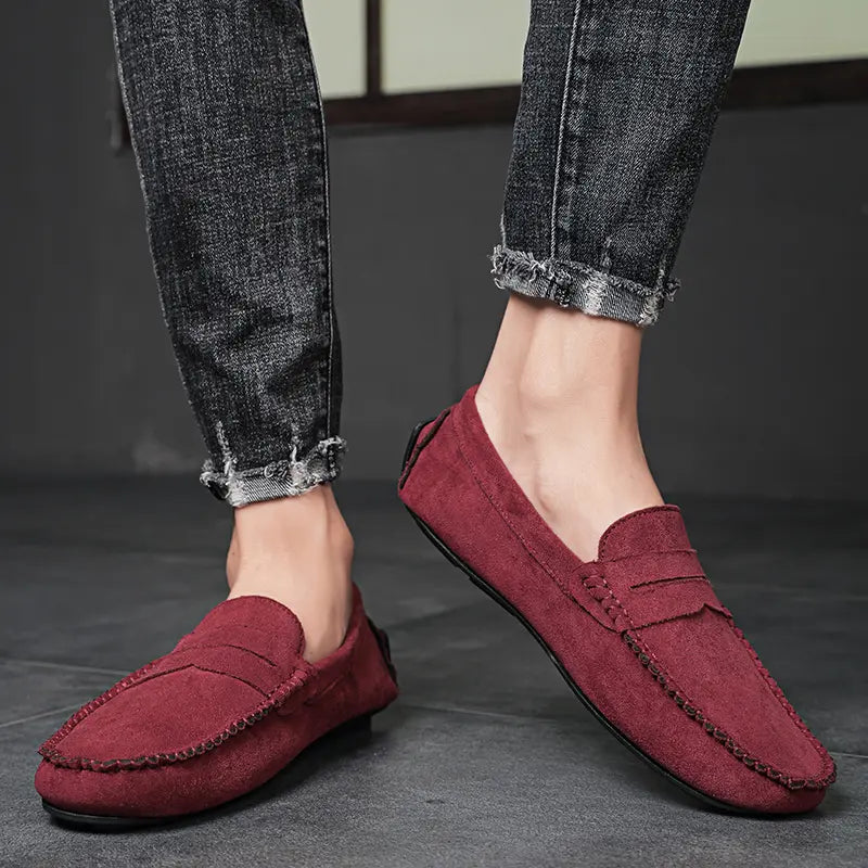 Eleganter Raffinierter Loafer mit flexibler Sohle für Herren | Oren -16