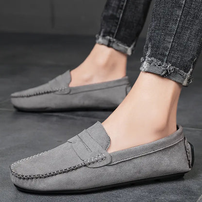 Eleganter Raffinierter Loafer mit flexibler Sohle für Herren | Oren -33