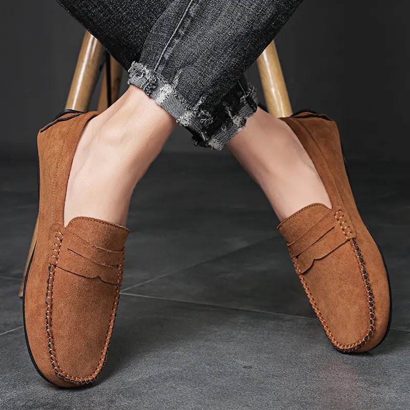 Eleganter Raffinierter Loafer mit flexibler Sohle für Herren | Oren -34
