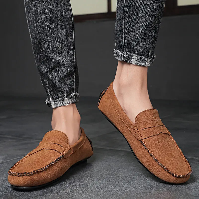 Eleganter Raffinierter Loafer mit flexibler Sohle für Herren | Oren -35