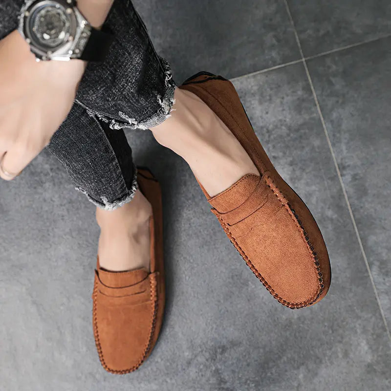Eleganter Raffinierter Loafer mit flexibler Sohle für Herren | Oren -36