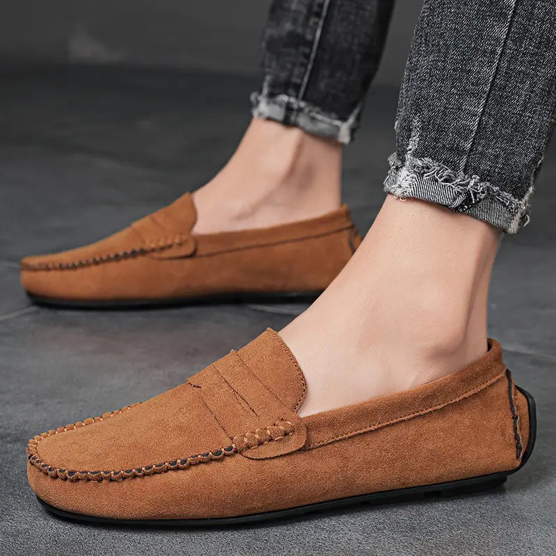 Eleganter Raffinierter Loafer mit flexibler Sohle für Herren | Oren -38