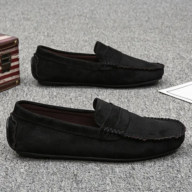 Eleganter Raffinierter Loafer mit flexibler Sohle für Herren | Oren -12