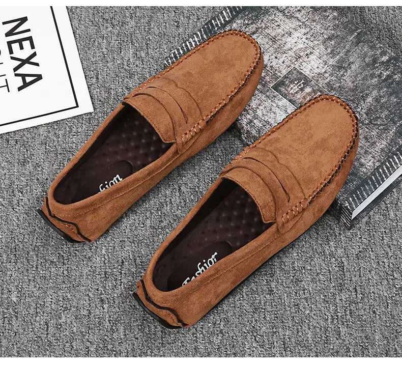 Eleganter Raffinierter Loafer mit flexibler Sohle für Herren | Oren -32