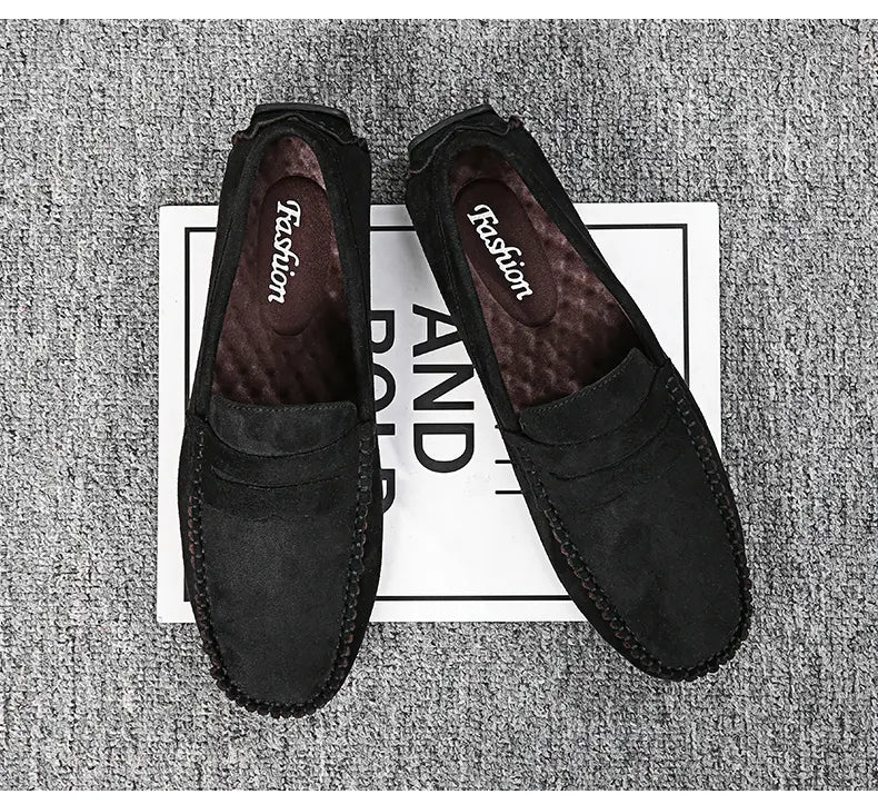 Eleganter Raffinierter Loafer mit flexibler Sohle für Herren | Oren -11